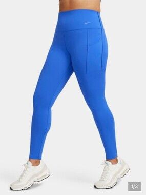 Nike Universa TALL - 7/8 High Waist Leggings - Blue